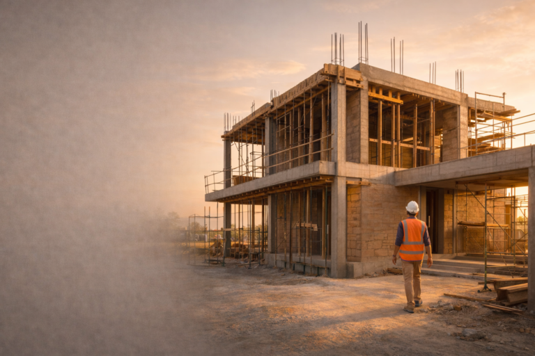 custo de construção de casa em São Paulo obra residencial em andamento